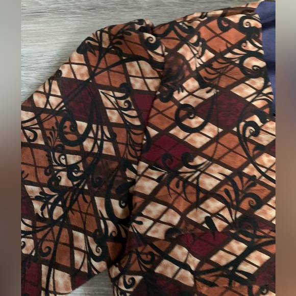 Brown Patterned Handmade Dress - Picture 3 of 6